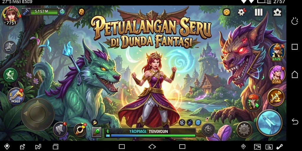 Screenshot gameplay 2757 yang penuh aksi dan petualangan.