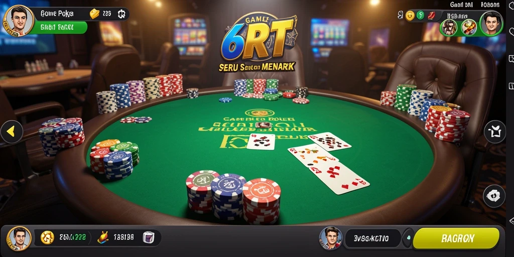 Screenshot gameplay 6RT dengan tampilan menarik dan aksi seru Poker.