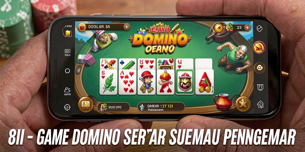 Screenshot gameplay menarik dari permainan Domino 8II.