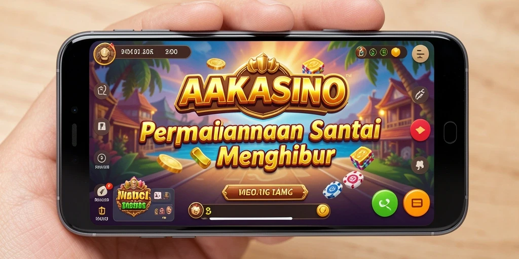 Tampilan gameplay menarik dari AAKASINO yang penuh warna.