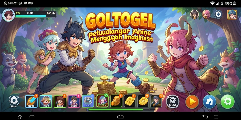 Menampilkan karakter Anime dalam pertempuran epik di GOLTOGEL.