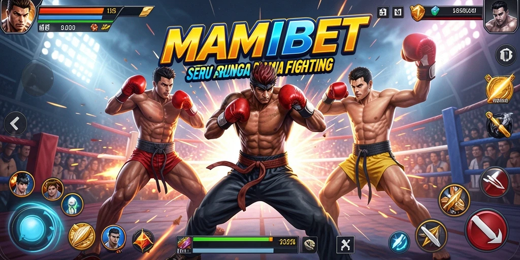 Tampilan gameplay MAMIBET yang mendebarkan dan penuh aksi Fighting.