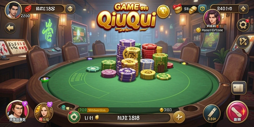 Tampilan menarik dari game QiuQiu MDG188 yang penuh aksi.
