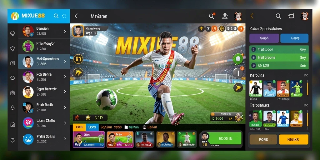 Screenshot utama MIXUE88 yang menampilkan pengalaman taruhan olahraga yang menarik.