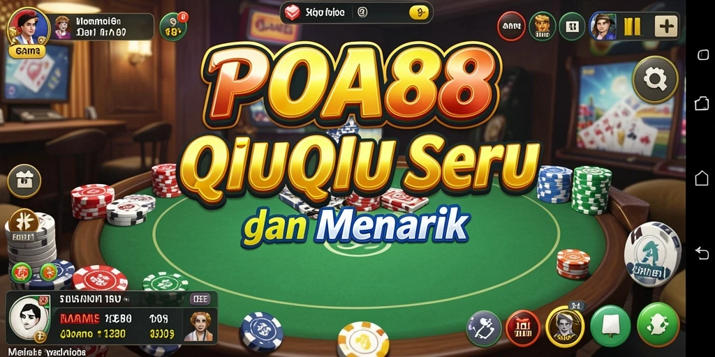 Tampilan menarik dari gameplay QiuQiu di POA88.