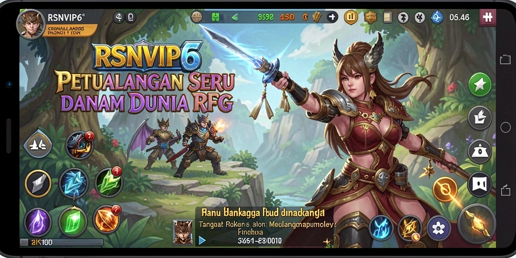Tangkapan layar gameplay RSNVIP6 yang mendebarkan dan penuh aksi.