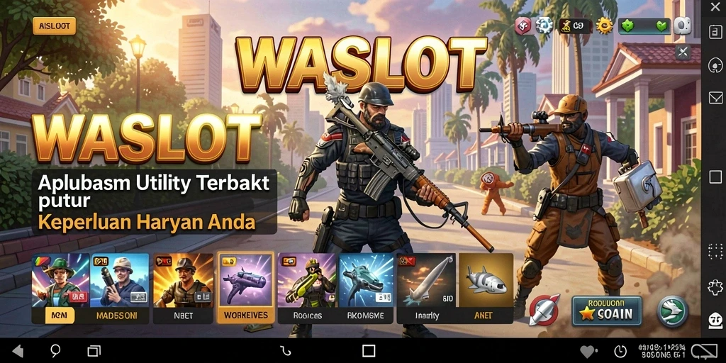 Tampilan antarmuka pengguna yang intuitif dari WASLOT.